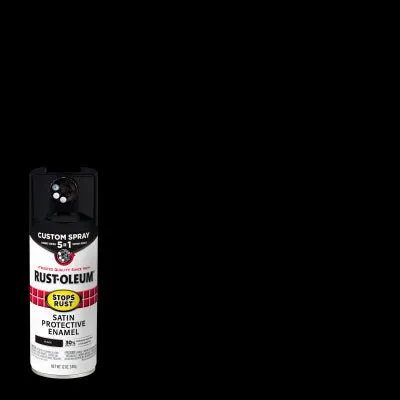 12 OZ SATBLK Spray Paint