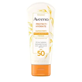 Aveeno Protect   Hydrate Moisturizing Sunscreen Lotion with Broad Spectrum SPF 50