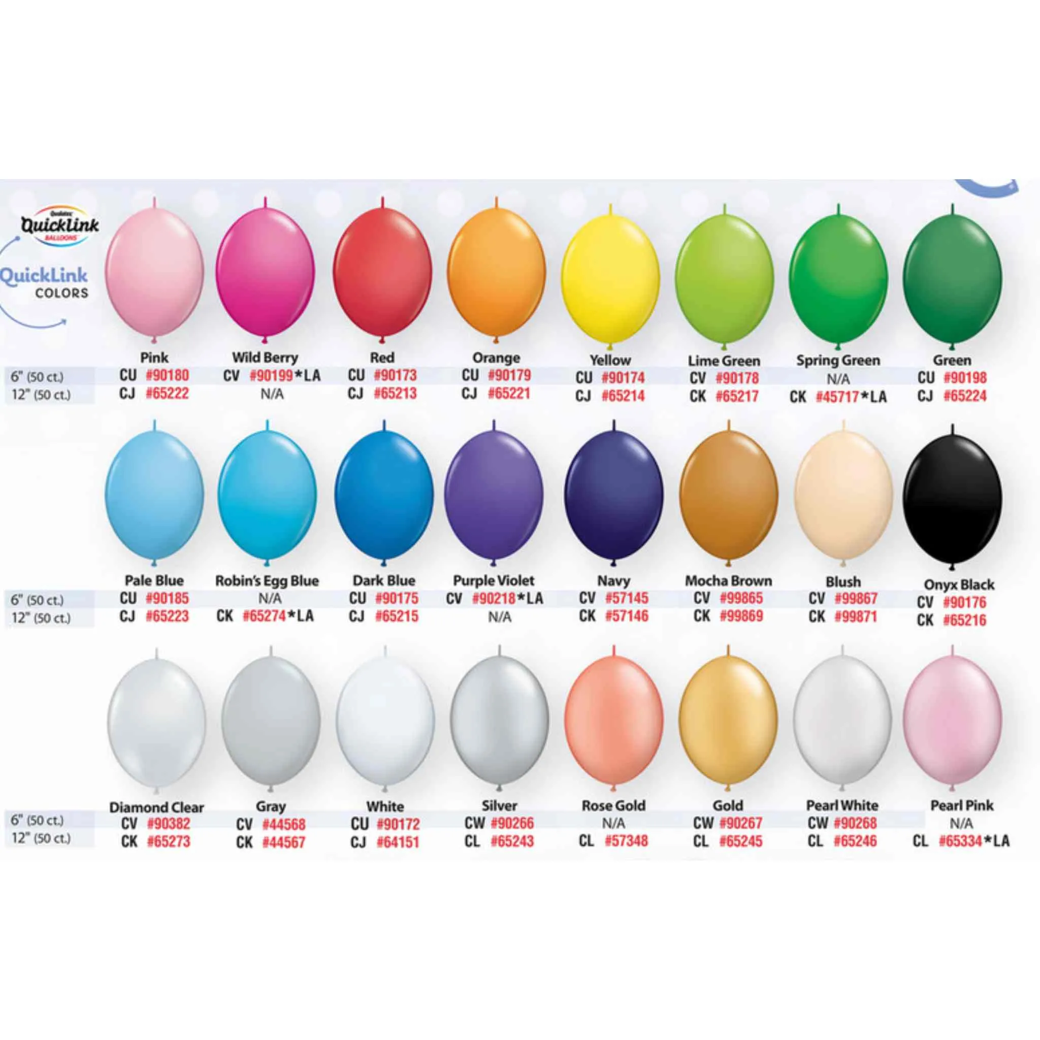 Blush | Qualatex Quick Link Latex Balloons | 12 INCH