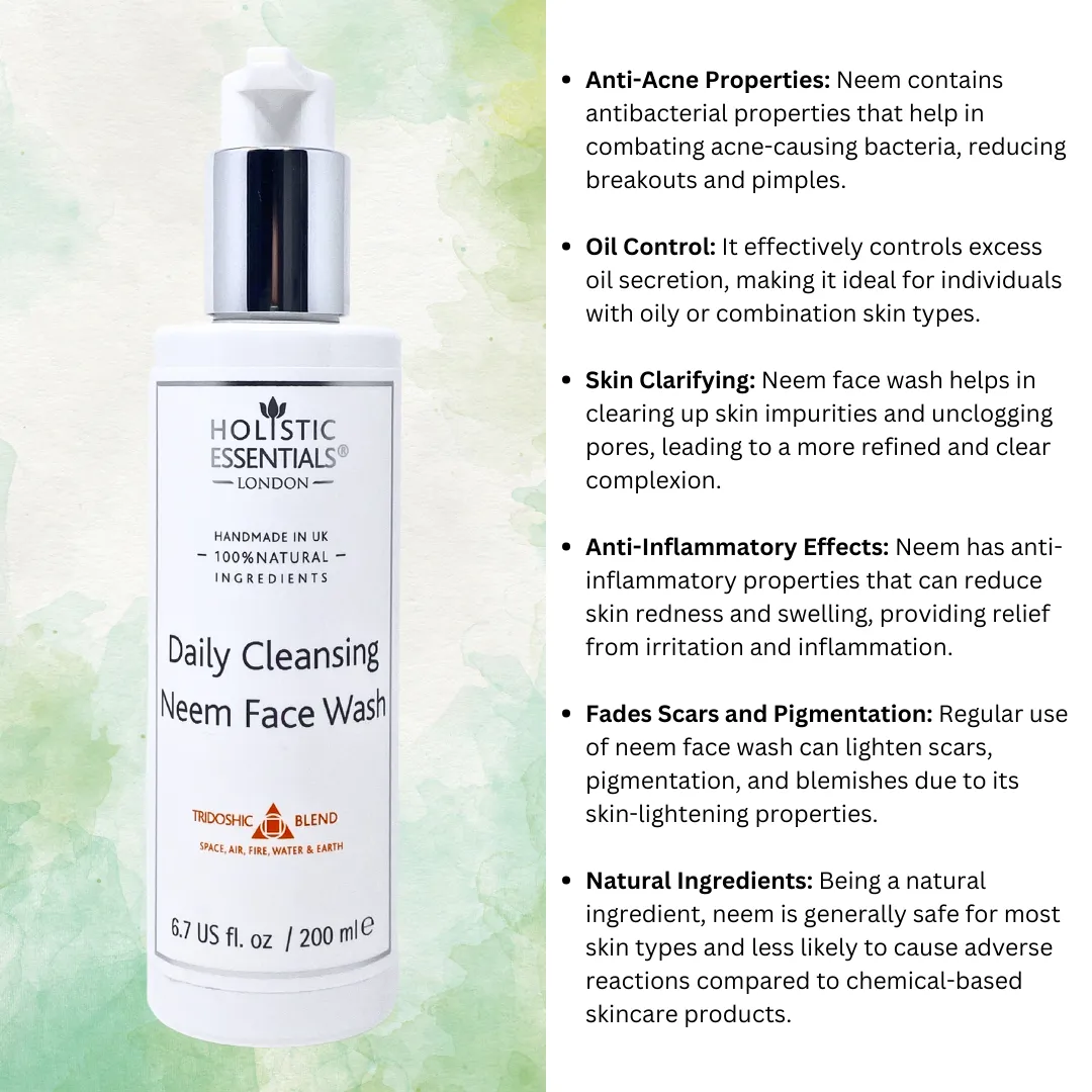 Daily Cleansing Neem Face Wash - Re-Balance Formula