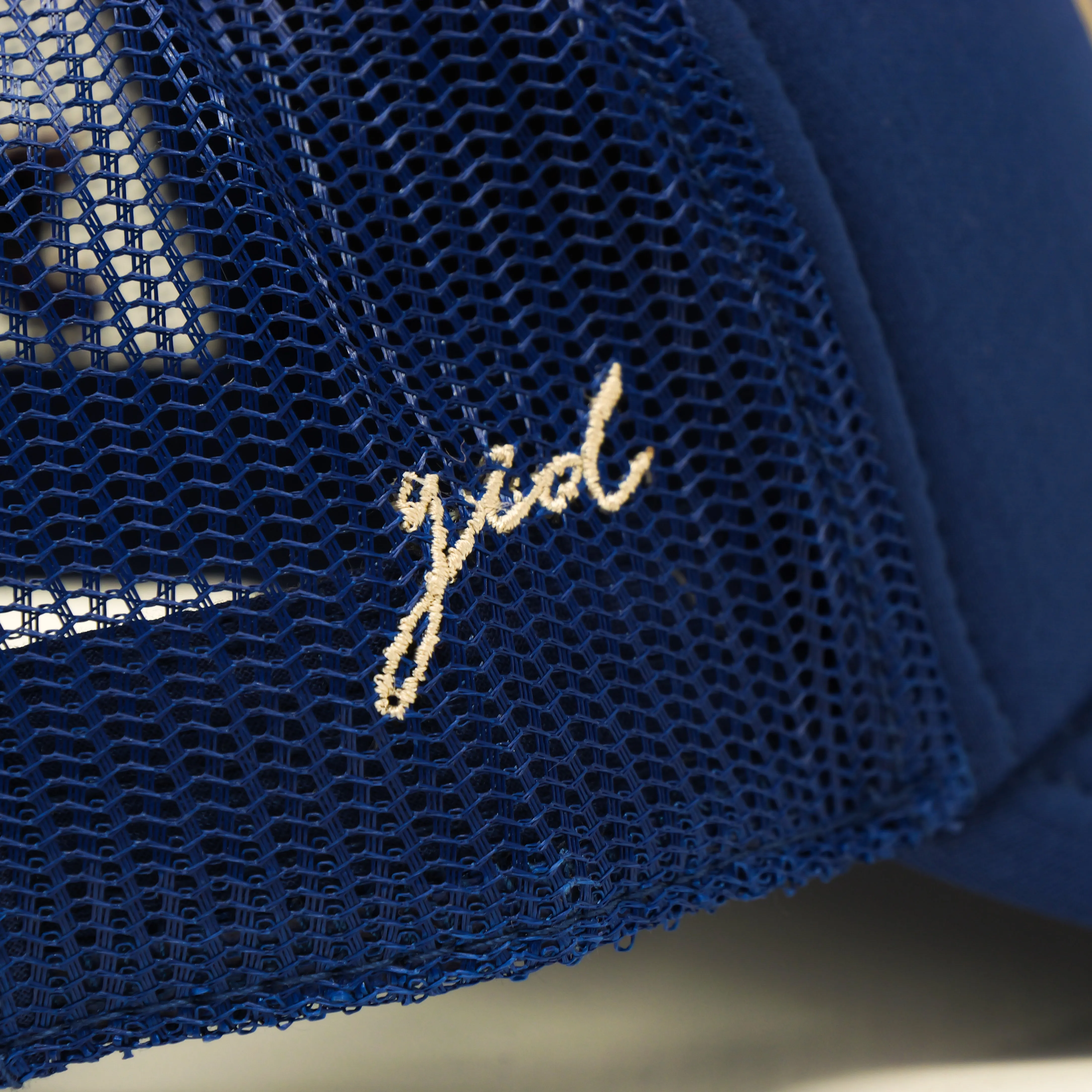 FLOWER SHOP TRUCKER HAT COBALT