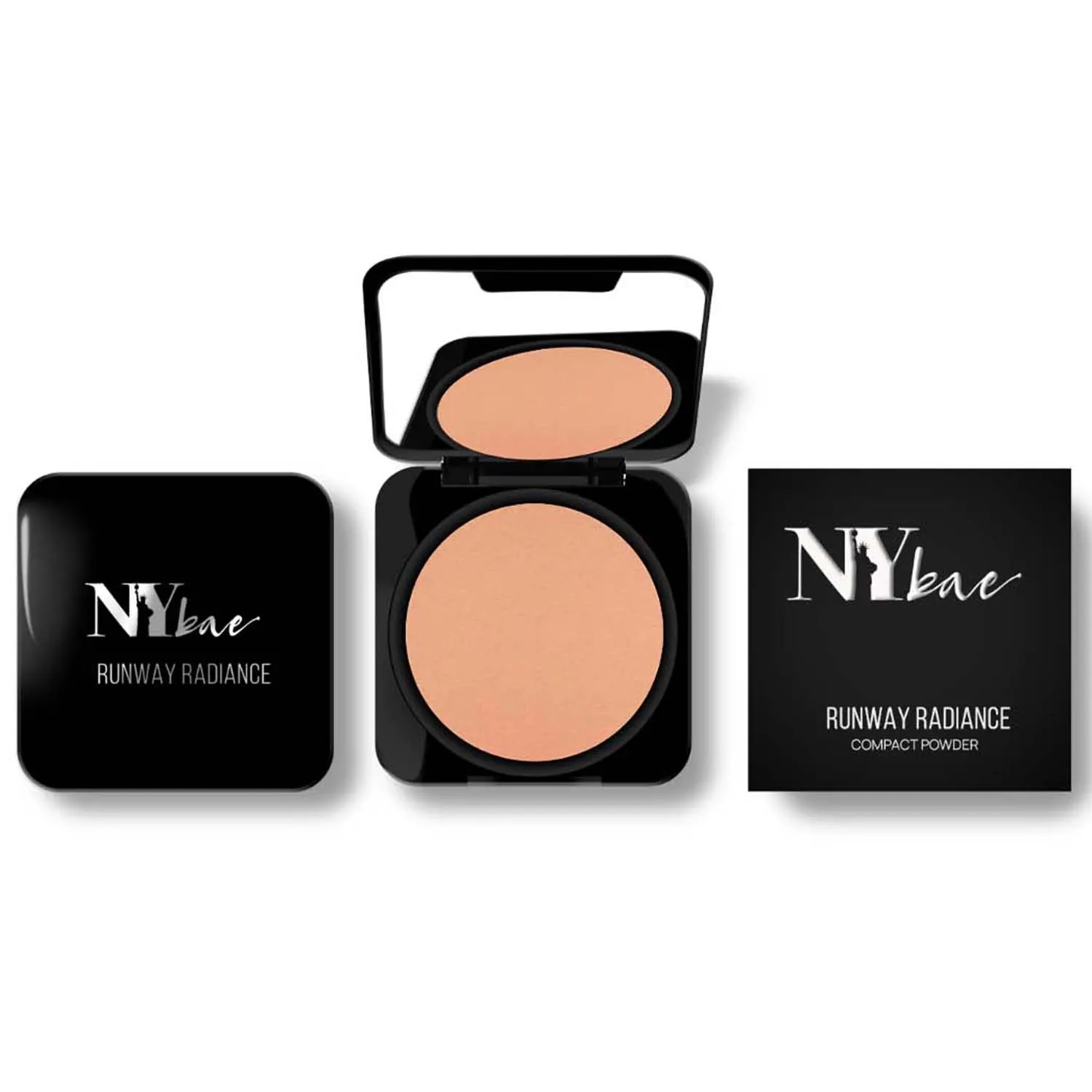 NY Bae Runway Radiance Compact Powder - Honey 04 | Wheatish Skin | Matte Finish | Rich Colour | Blurs Imperfections | Long Wearing