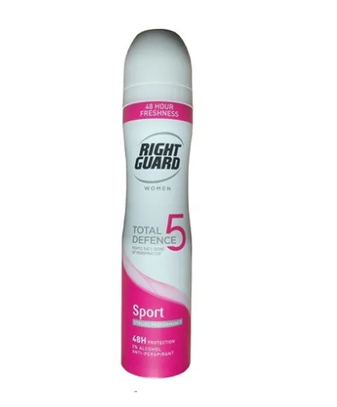 Schwarzkopf Right Guard Women Total Defence 5 Sport Spray - 250ml