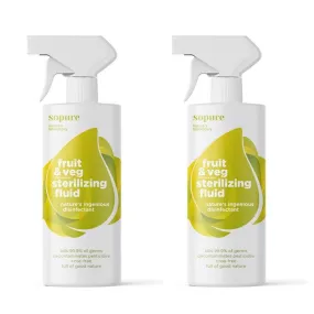SoPure Kitchen Fruit & Veg Sterilizing Spray 500ml (2 PACK)